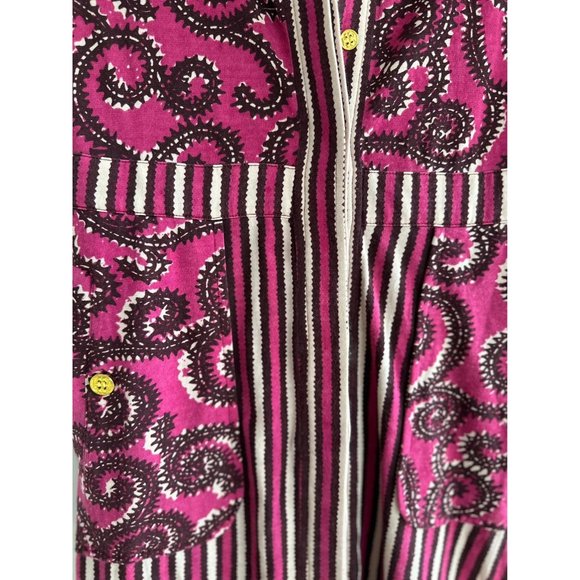 Tory Burch Silk Cotton Shirt Dress size S UK 8 Knee - Picture 5 of 5